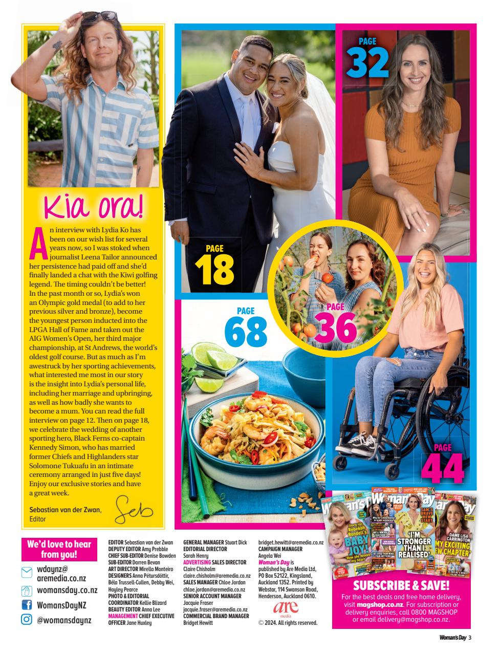 Woman's Day NZ Preview Pages