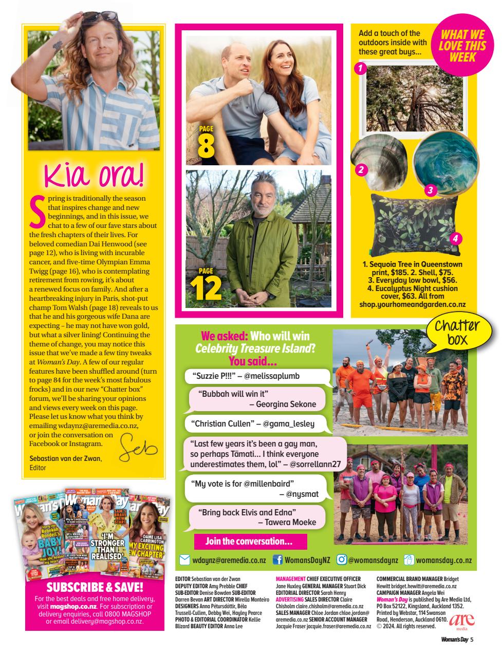 Woman's Day NZ Preview Pages