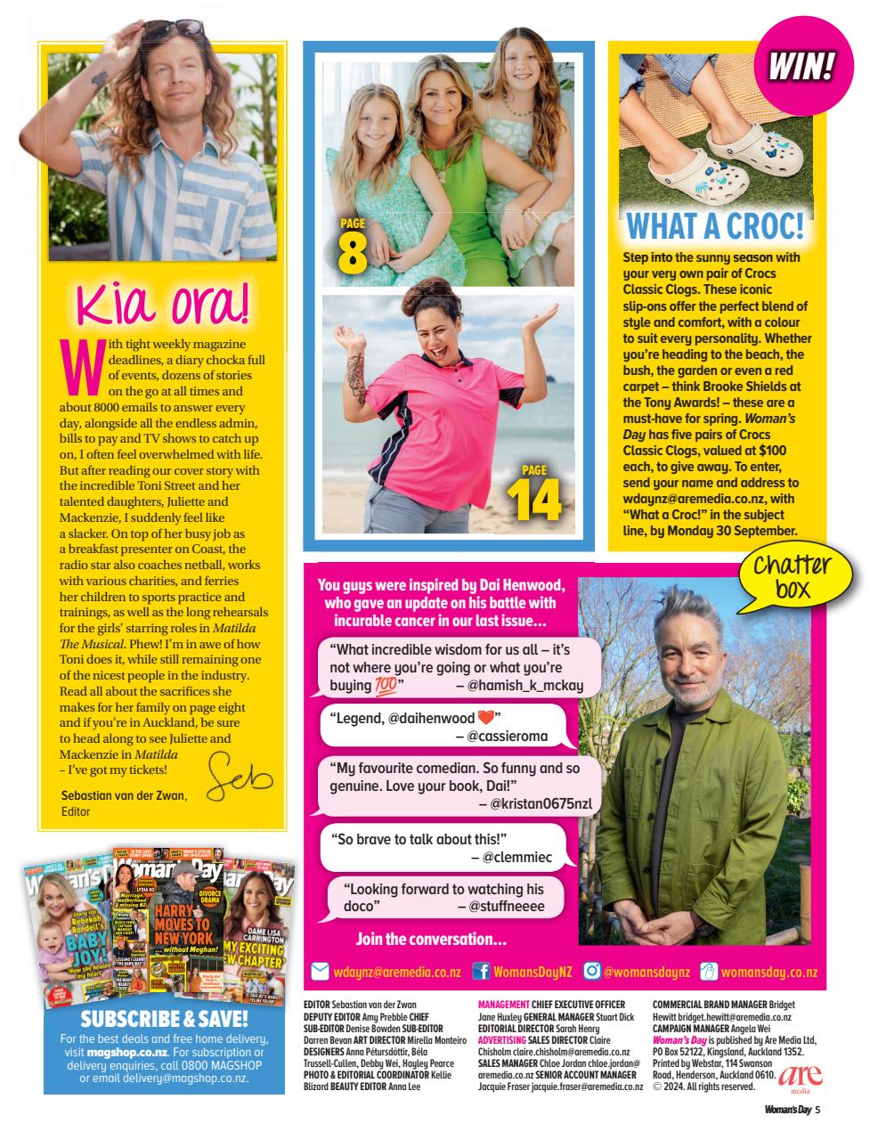 Woman's Day NZ Preview Pages
