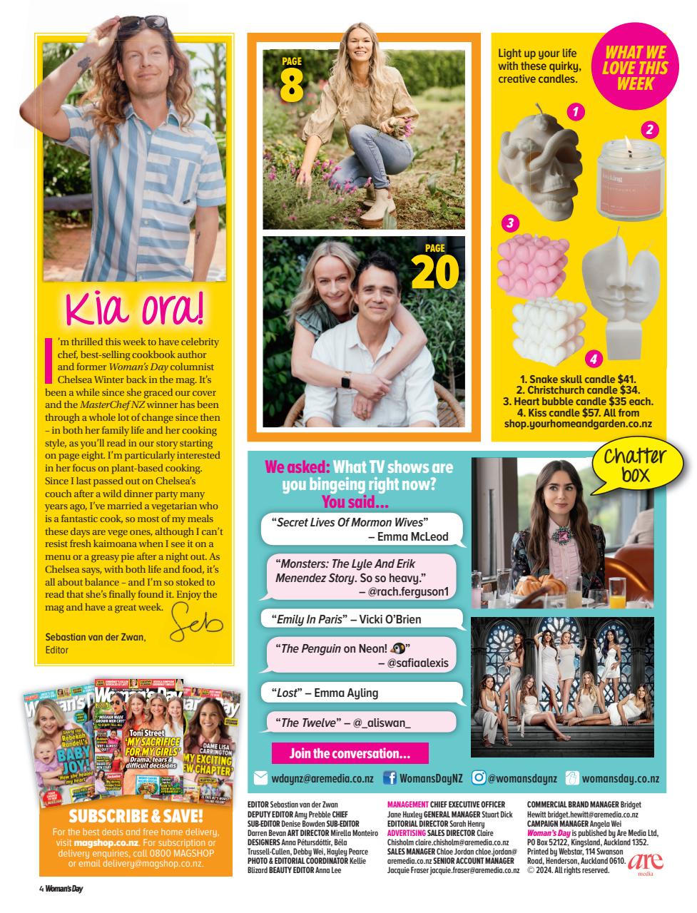 Woman's Day NZ Preview Pages