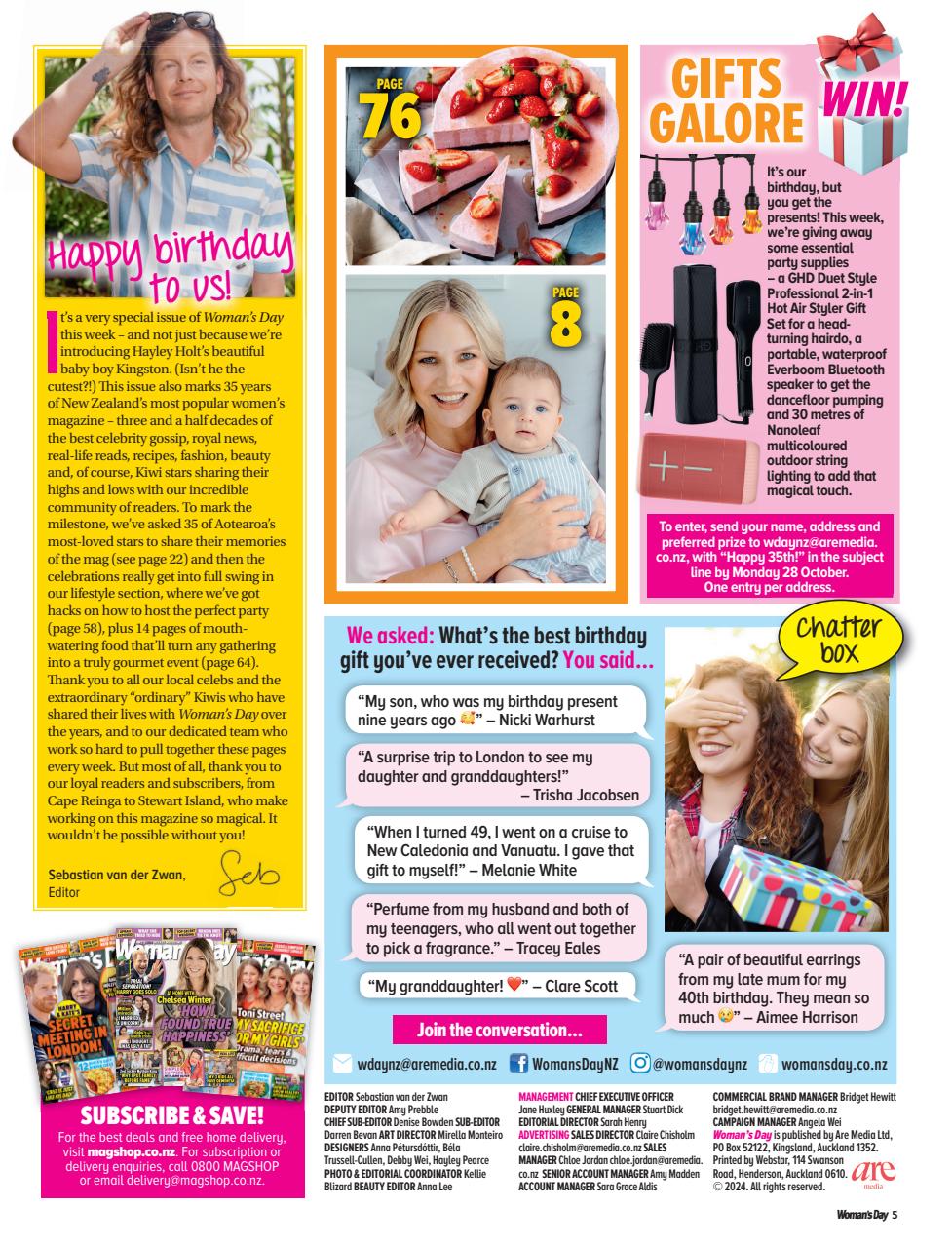 Woman's Day NZ Preview Pages