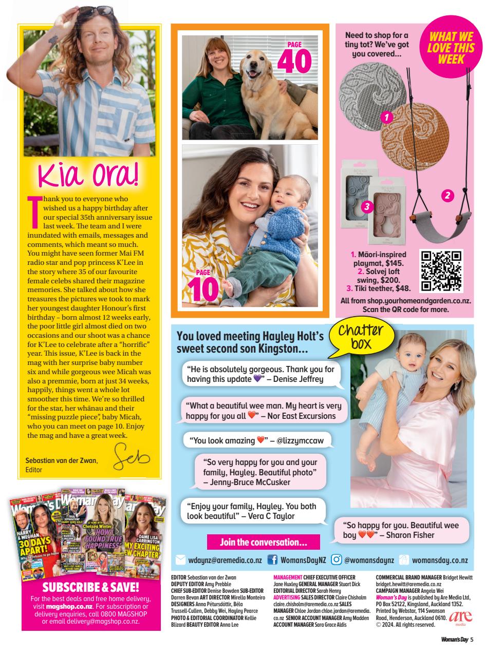 Woman's Day NZ Preview Pages