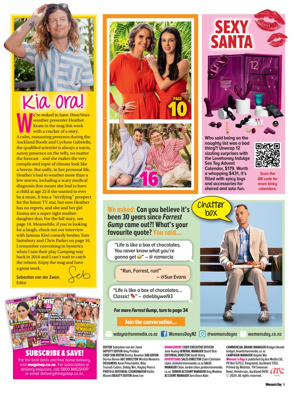 Woman's Day NZ Preview Pages