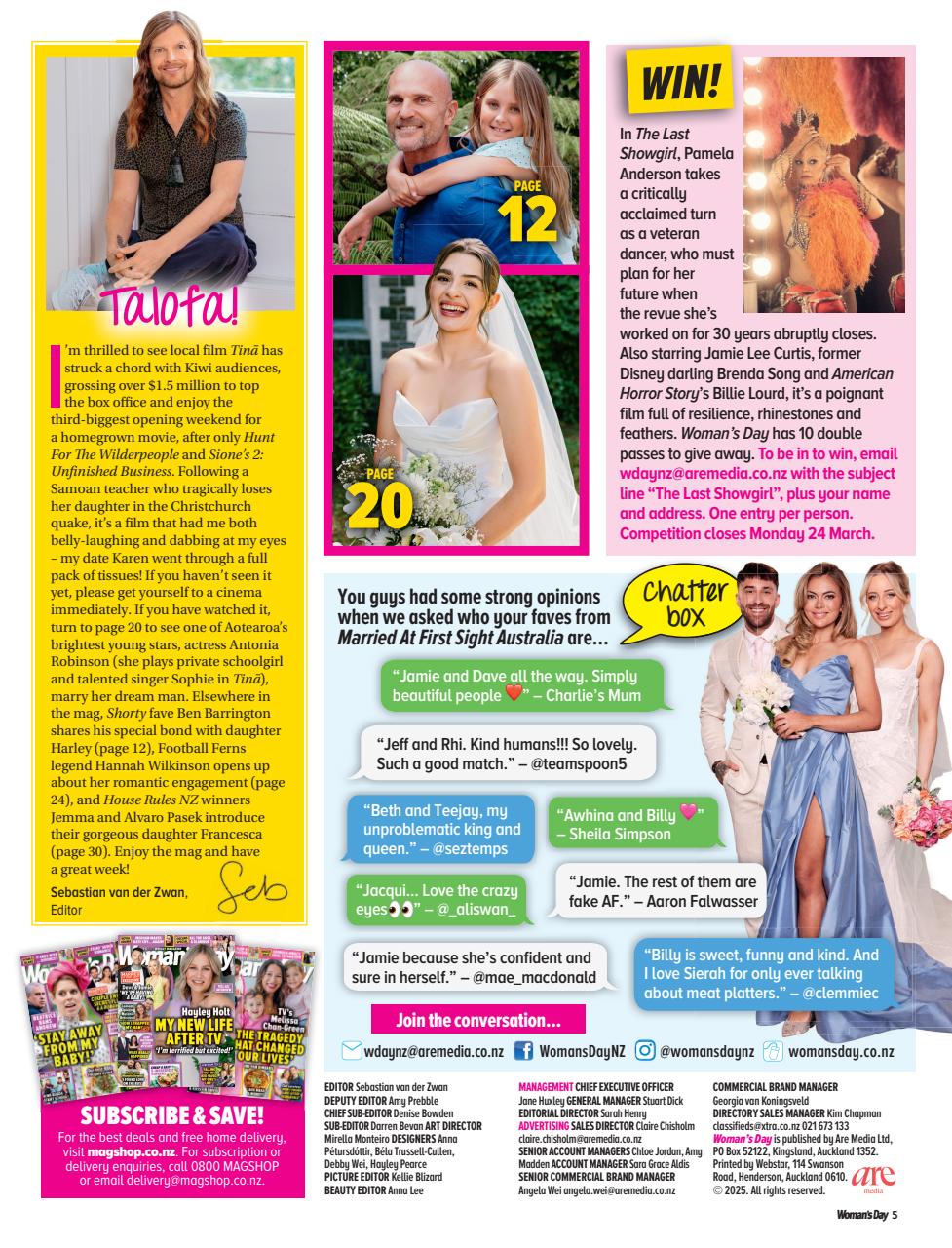 Woman's Day NZ Preview Pages