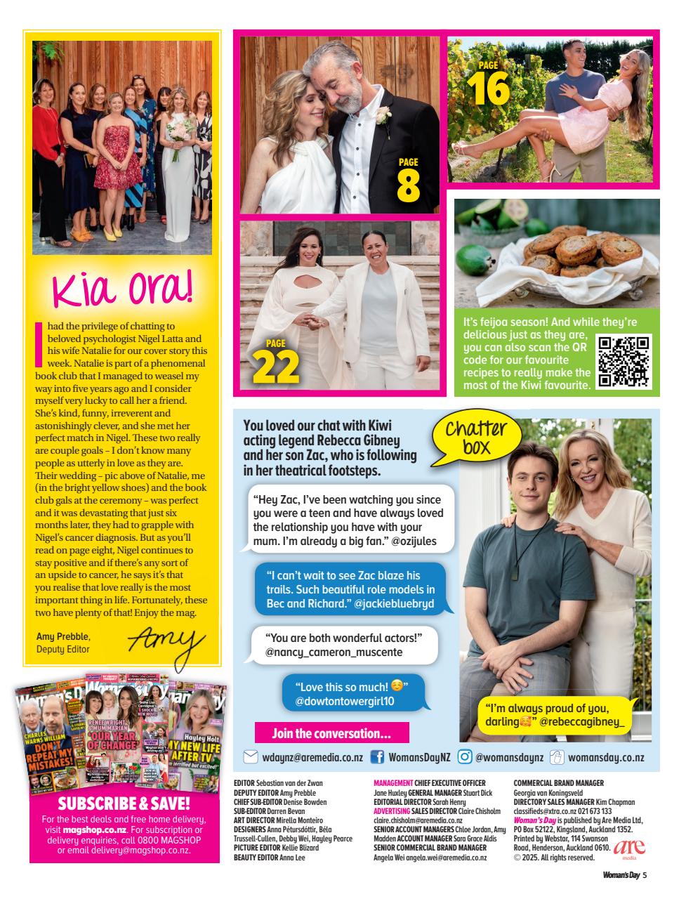 Woman's Day NZ Preview Pages