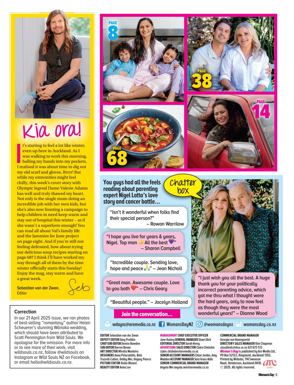 Woman's Day NZ Preview Pages