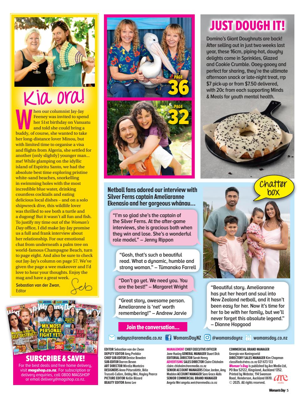 Woman's Day NZ Preview Pages