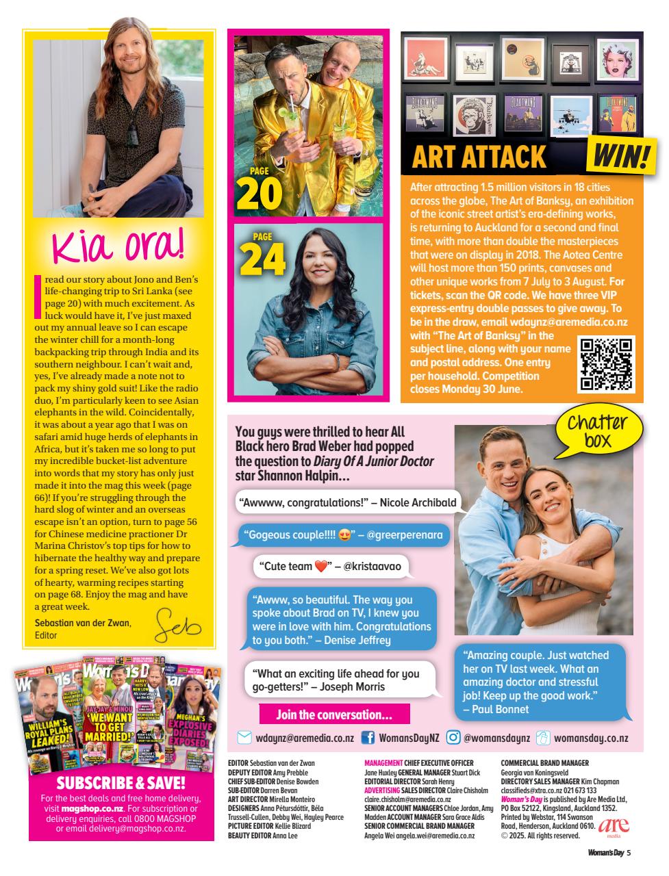 Woman's Day NZ Preview Pages