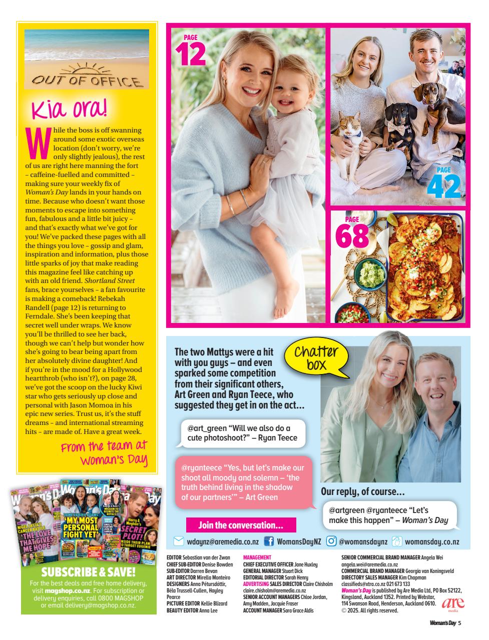 Woman's Day NZ Preview Pages