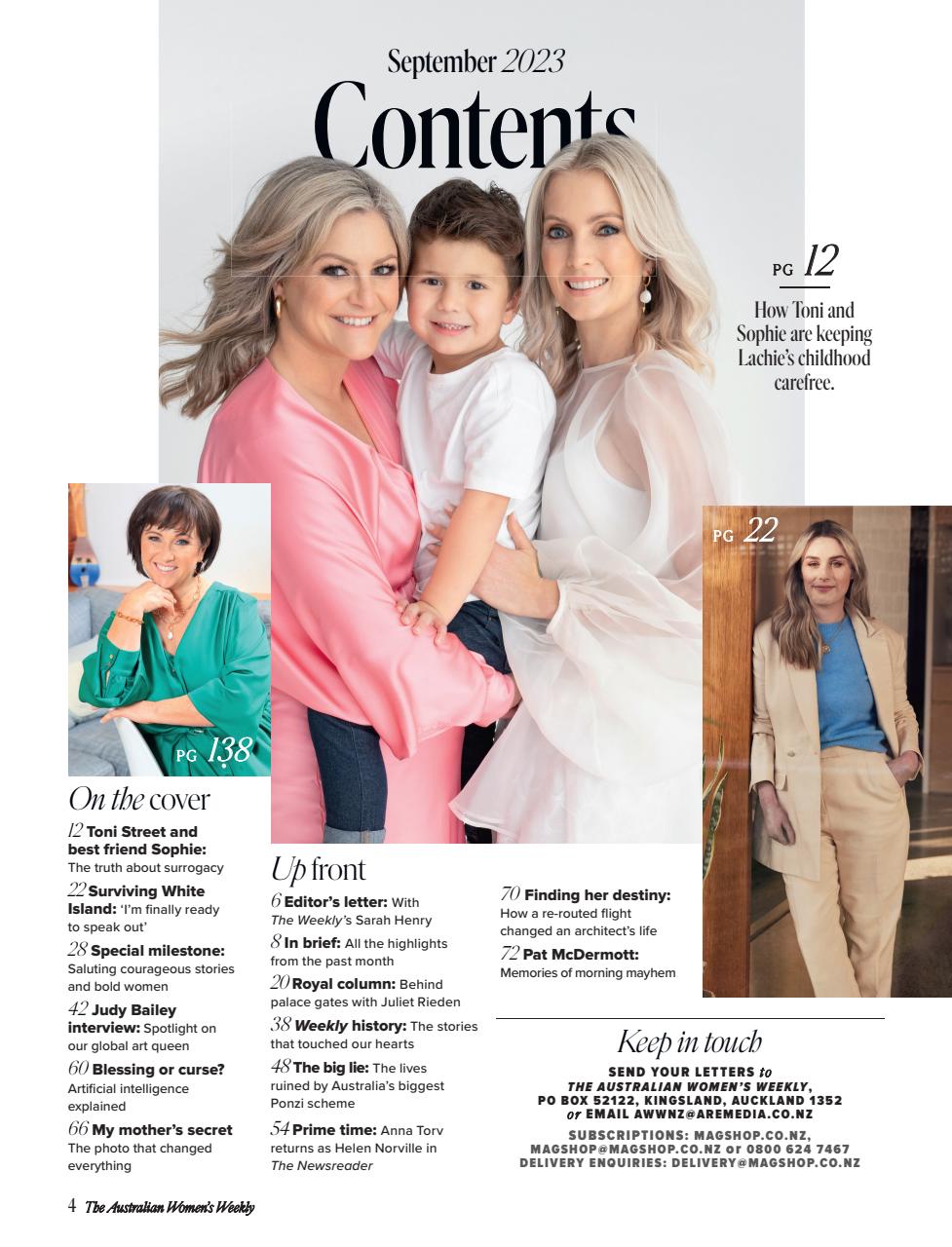 Australian Women's Weekly NZ Preview Pages