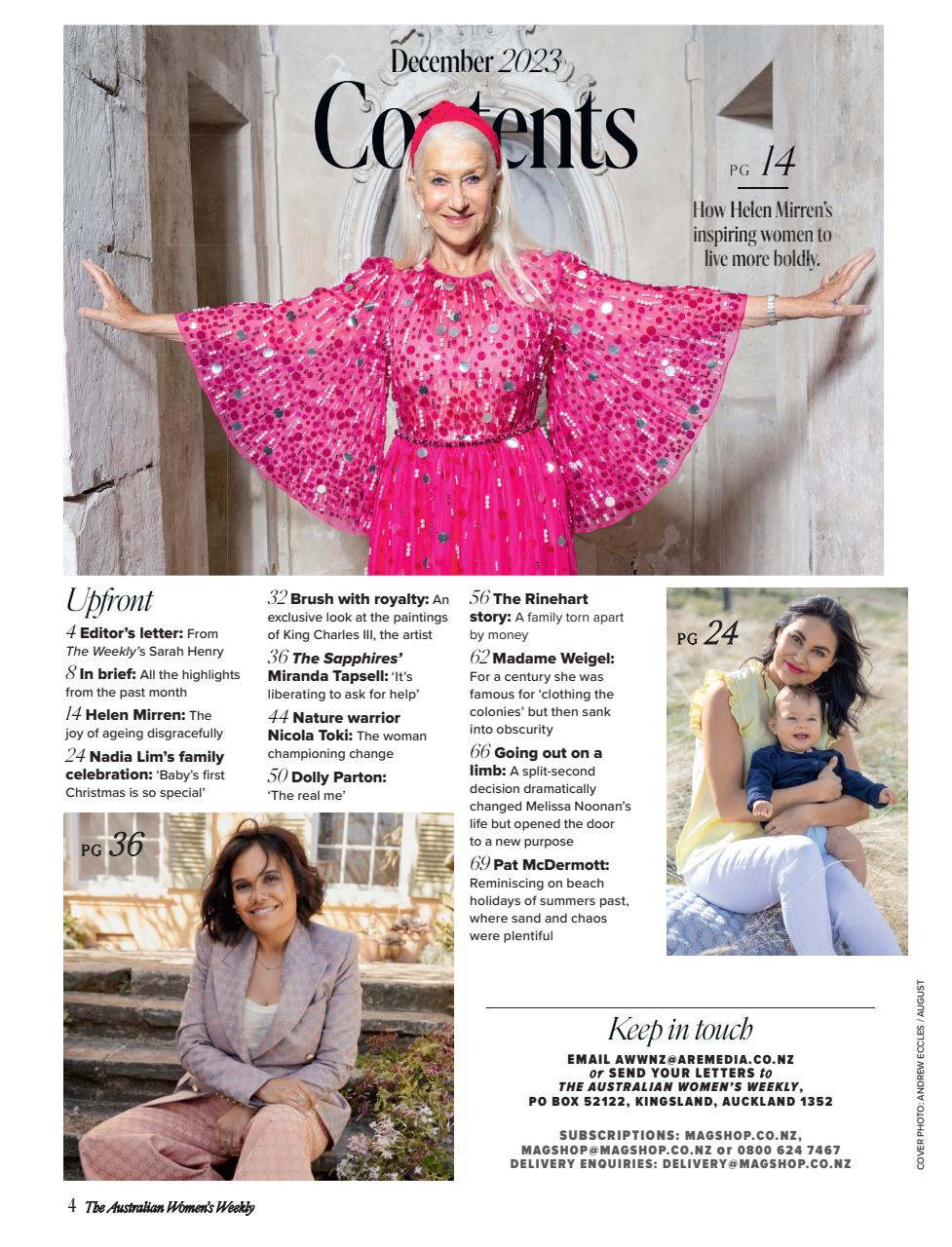 Australian Women's Weekly NZ Preview Pages