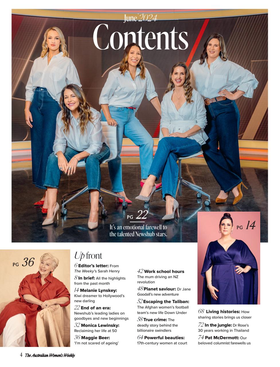 Australian Women's Weekly NZ Preview Pages
