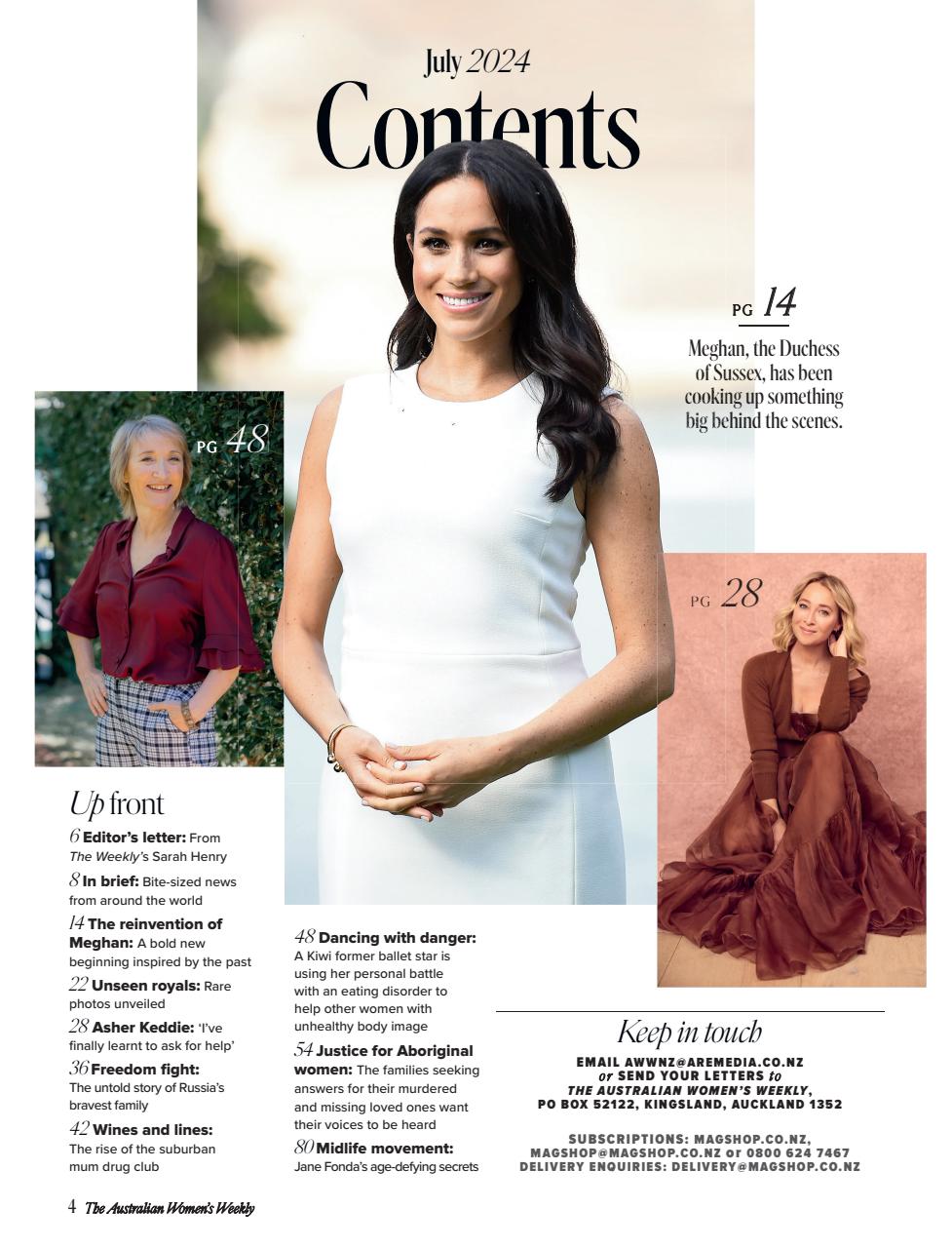 Australian Women's Weekly NZ Preview Pages