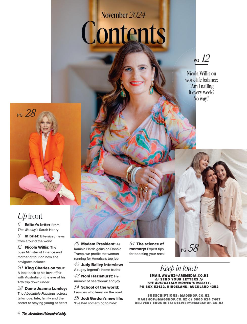 Australian Women's Weekly NZ Preview Pages