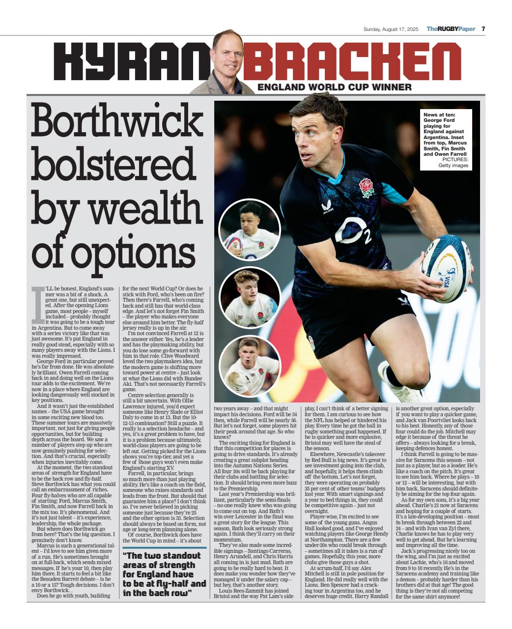 The Rugby Paper Preview Pages