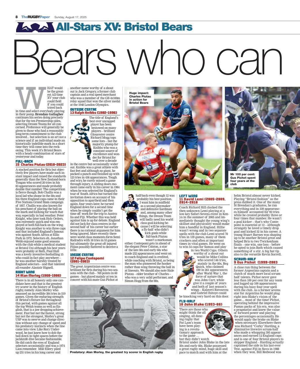 The Rugby Paper Preview Pages
