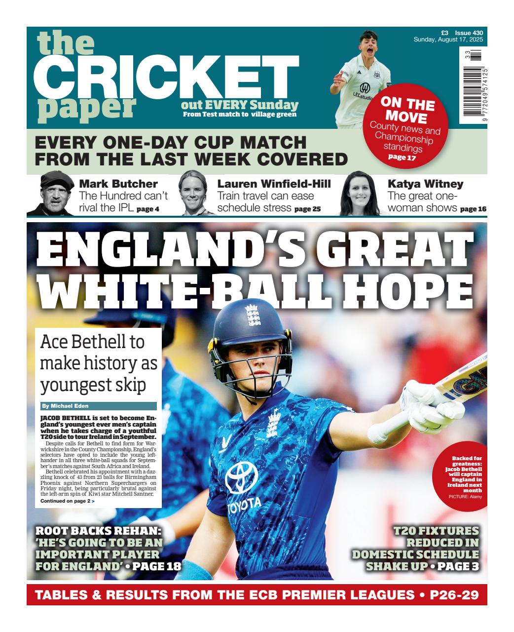 The Cricket Paper Preview Pages