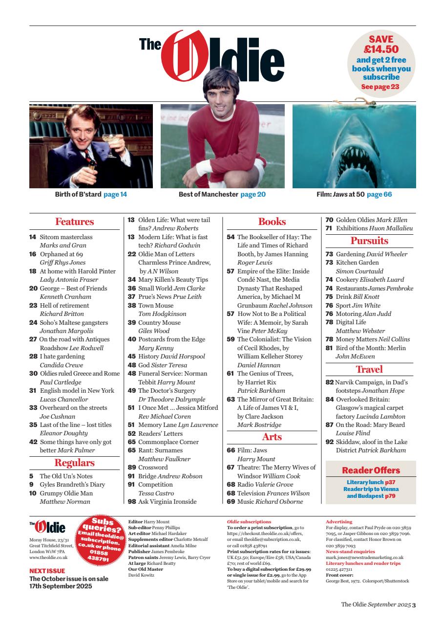 The Oldie Preview Pages