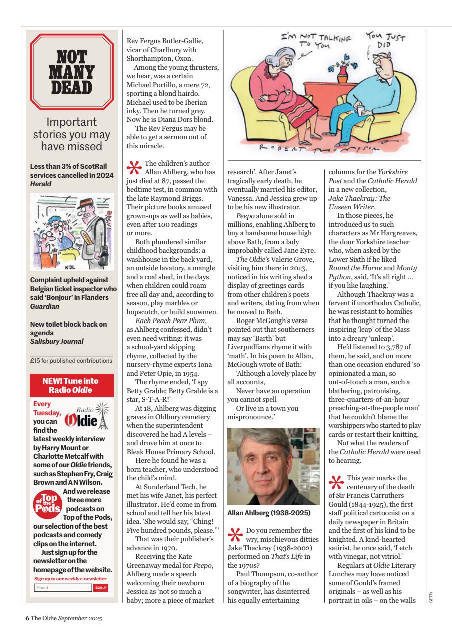 The Oldie Preview Pages