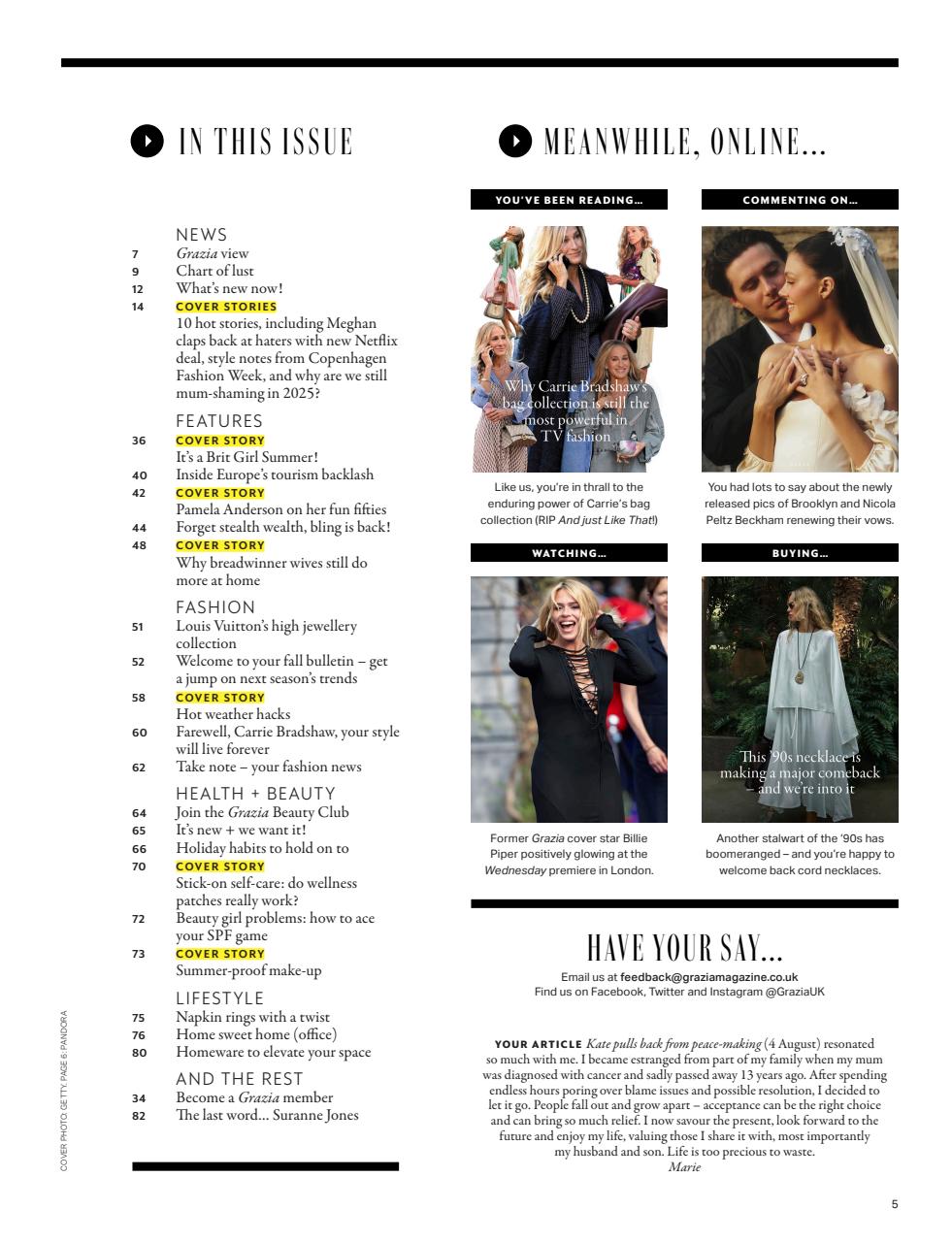 Grazia Preview Pages