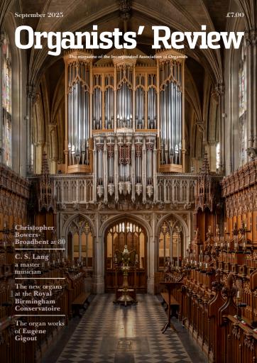 Organists' Review issue 