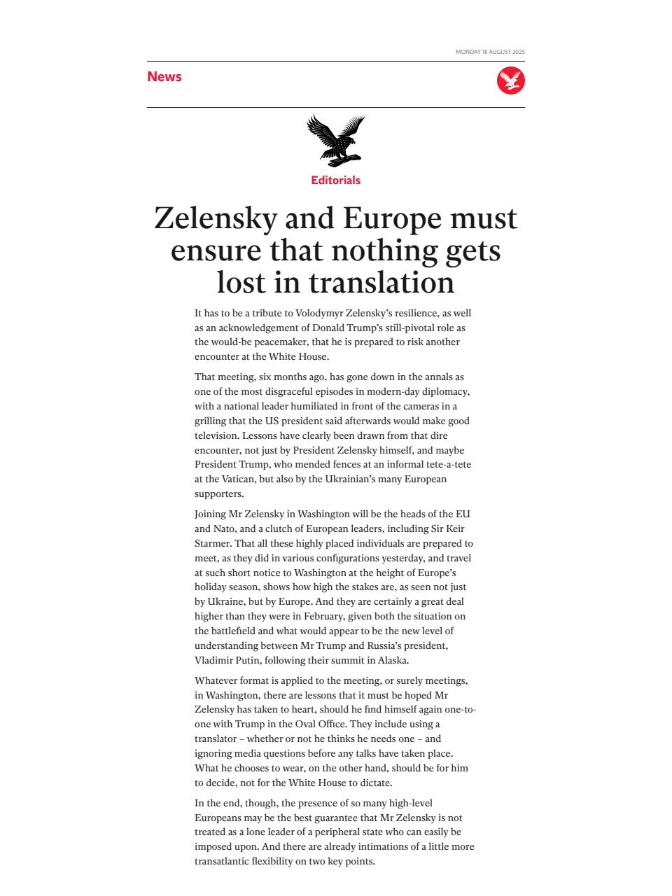 The Independent Daily Edition Newspaper Preview Pages
