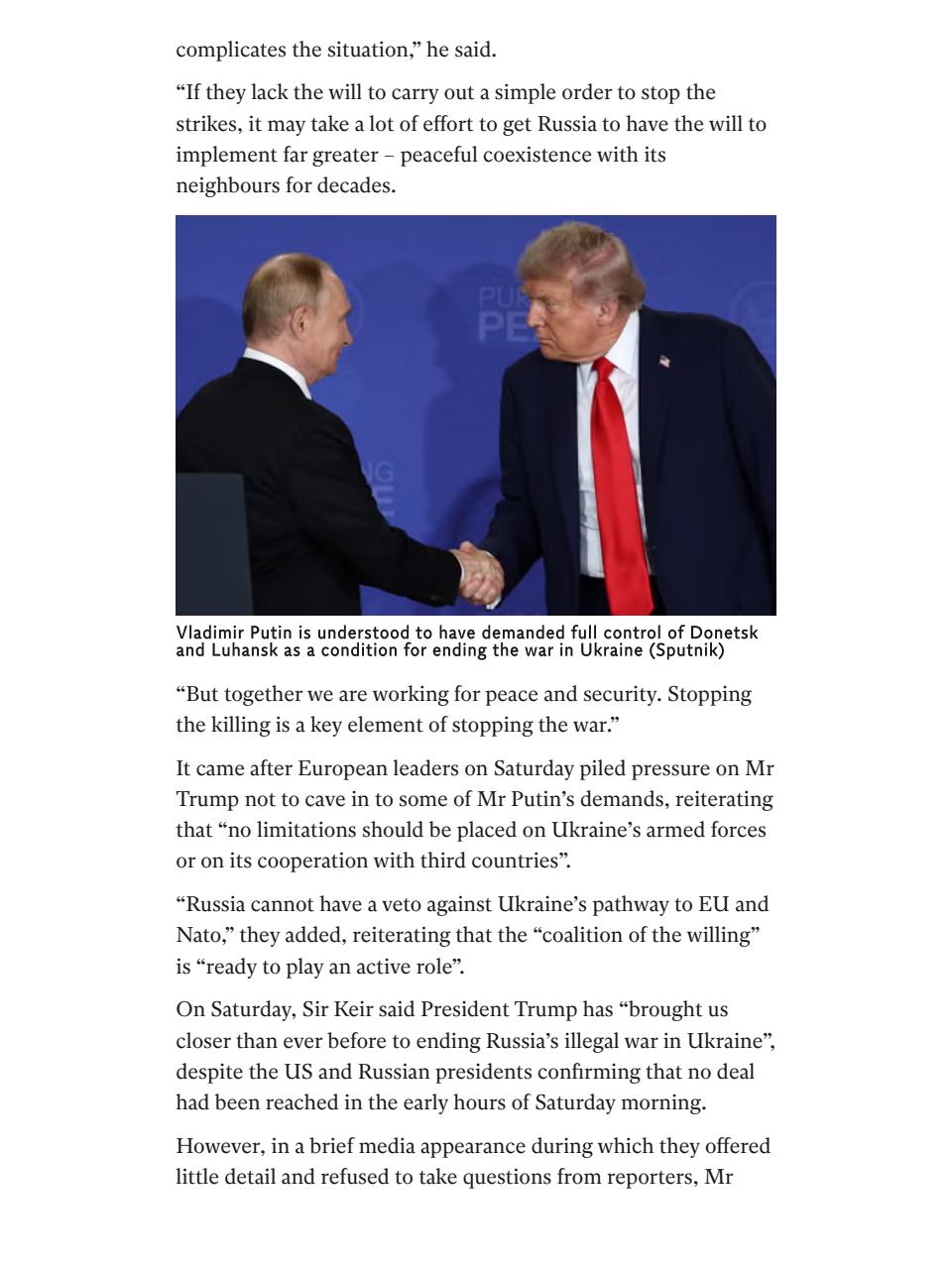 The Independent Daily Edition Newspaper Preview Pages
