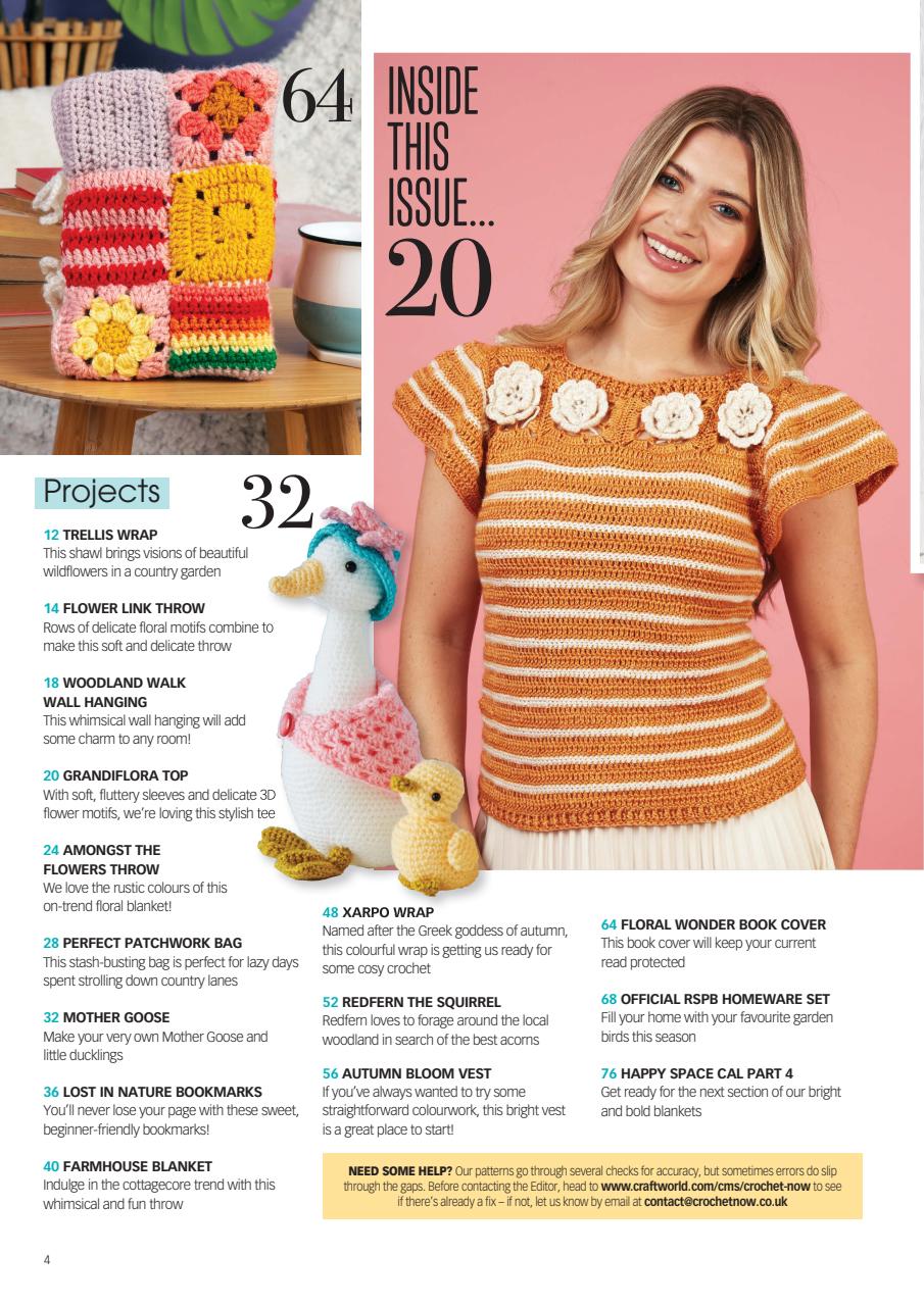 Crochet Now Magazine Preview Pages