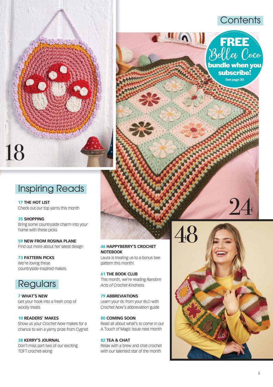 Crochet Now Magazine Preview Pages