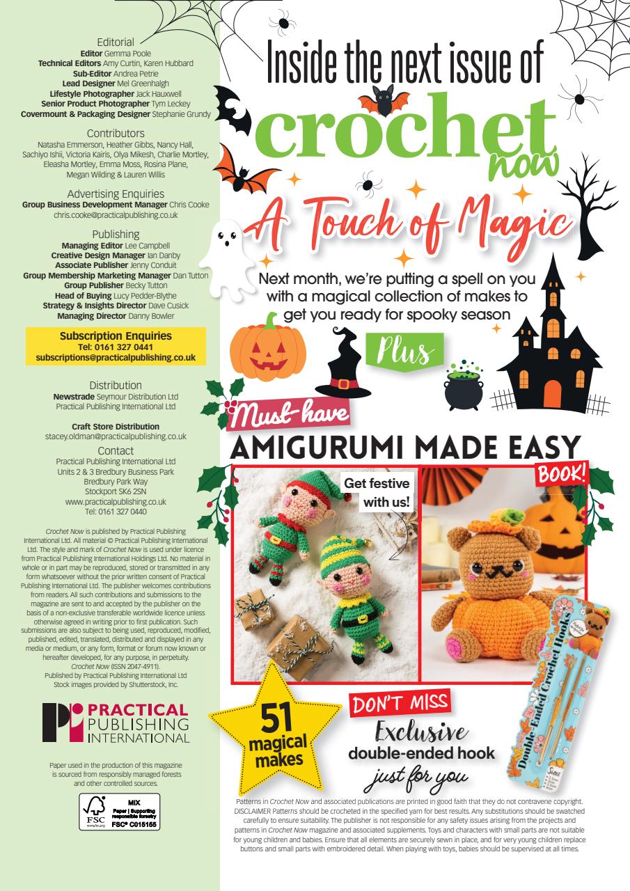 Crochet Now Magazine Preview Pages