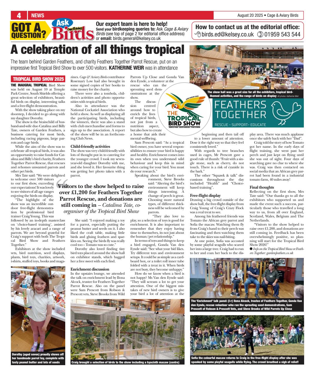 Cage & Aviary Birds Preview Pages