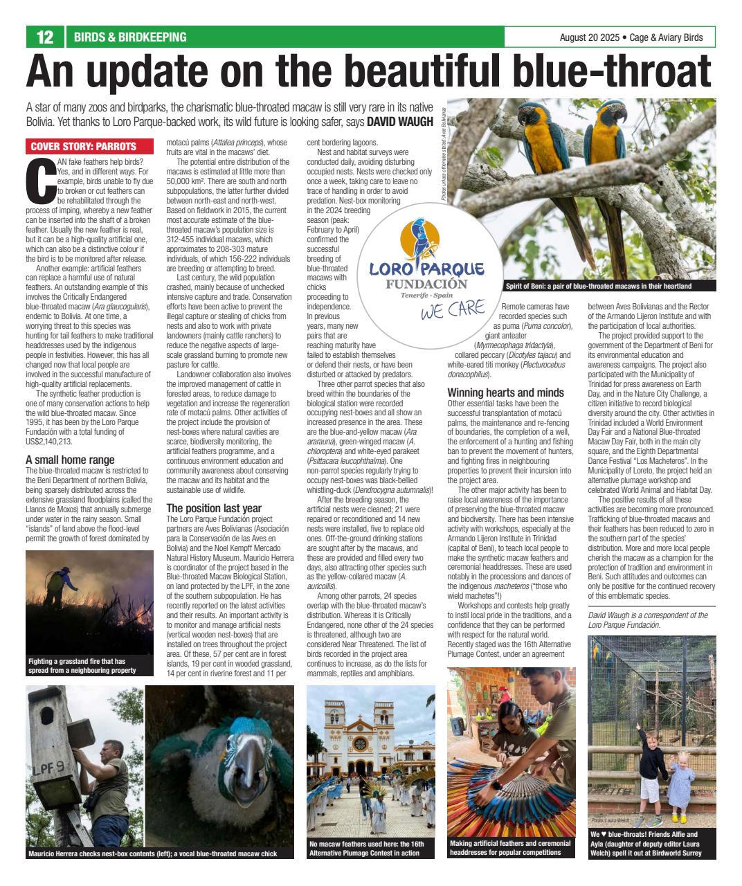 Cage & Aviary Birds Preview Pages