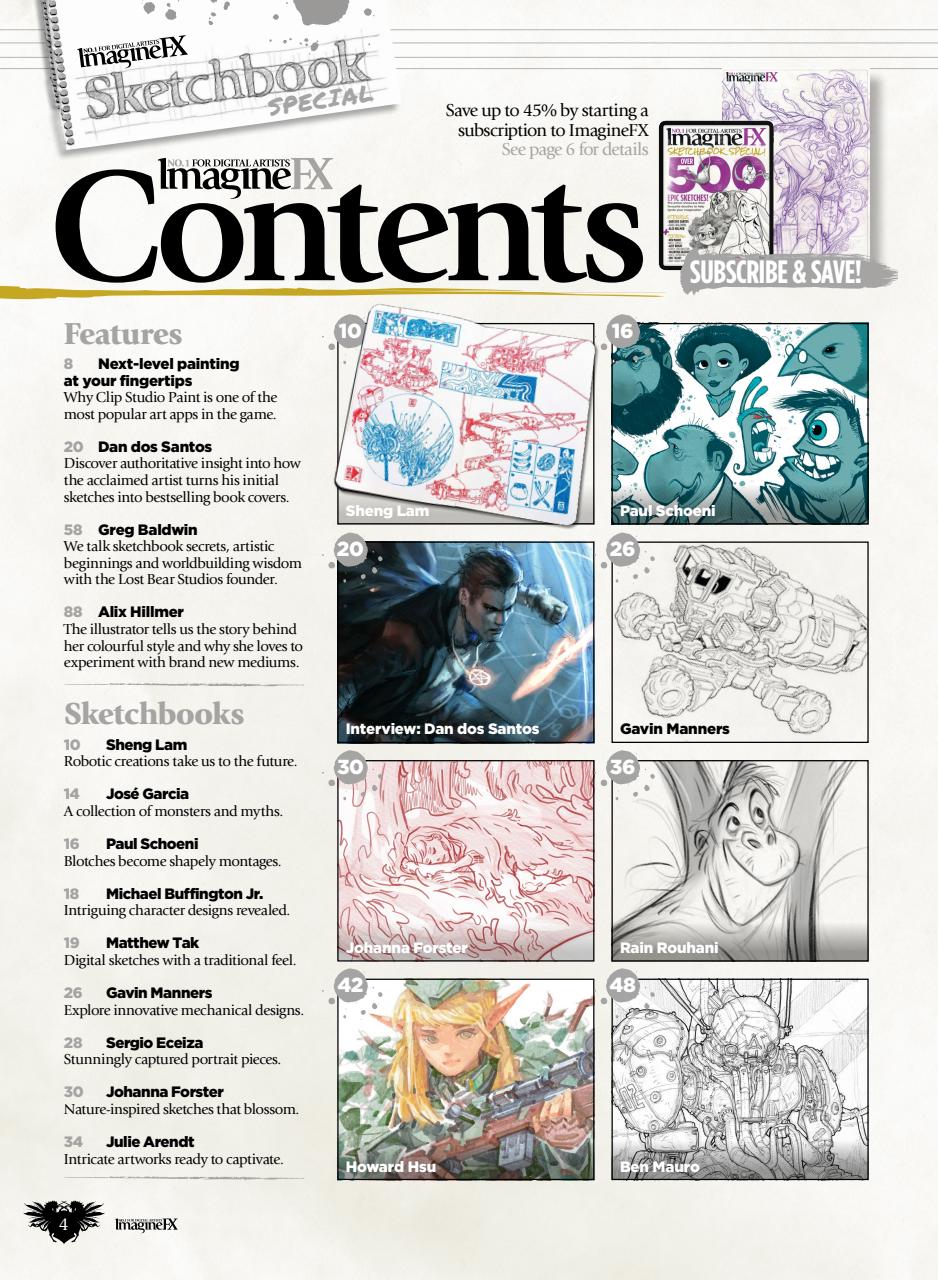 ImagineFX Preview Pages