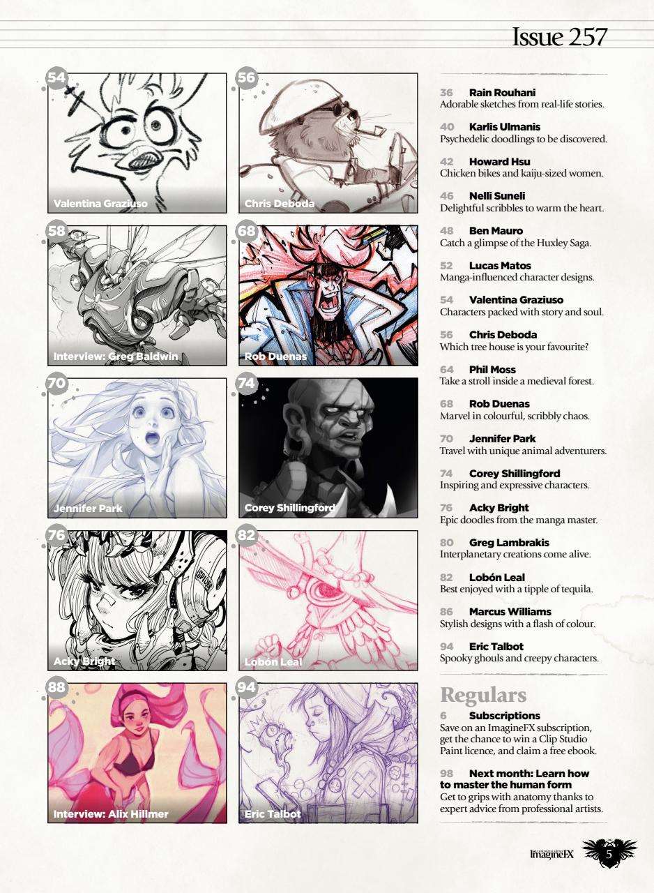 ImagineFX Preview Pages