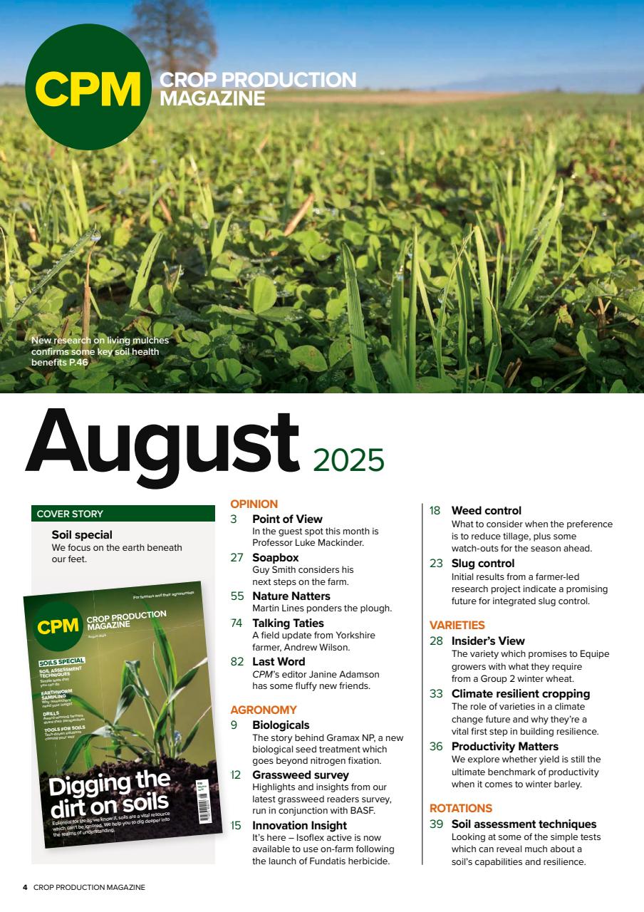 Crop Production Magazine Preview Pages