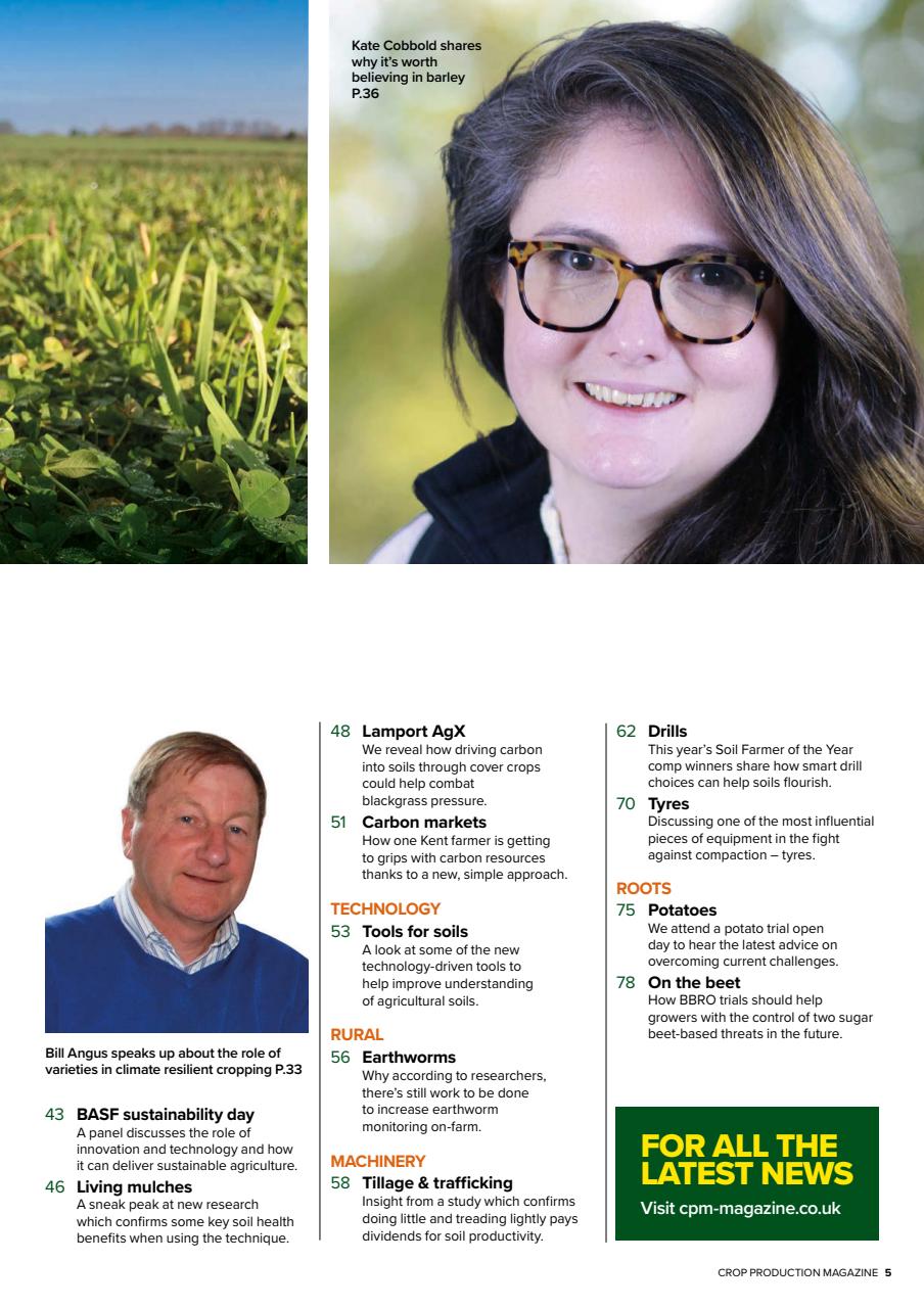 Crop Production Magazine Preview Pages