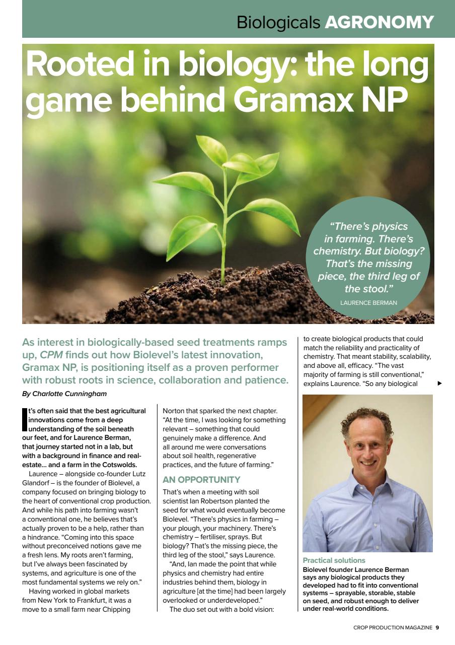 Crop Production Magazine Preview Pages