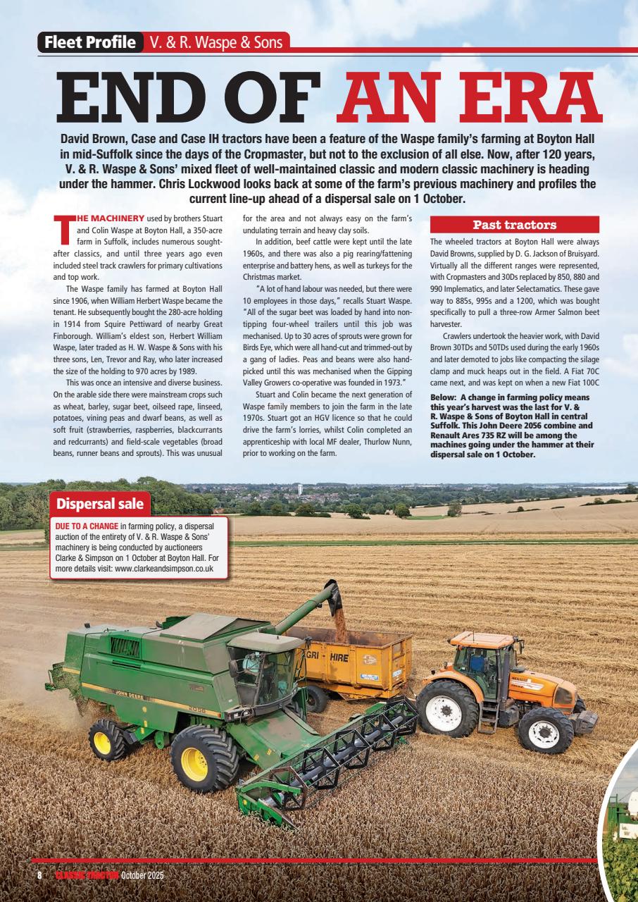 Classic Tractor Preview Pages