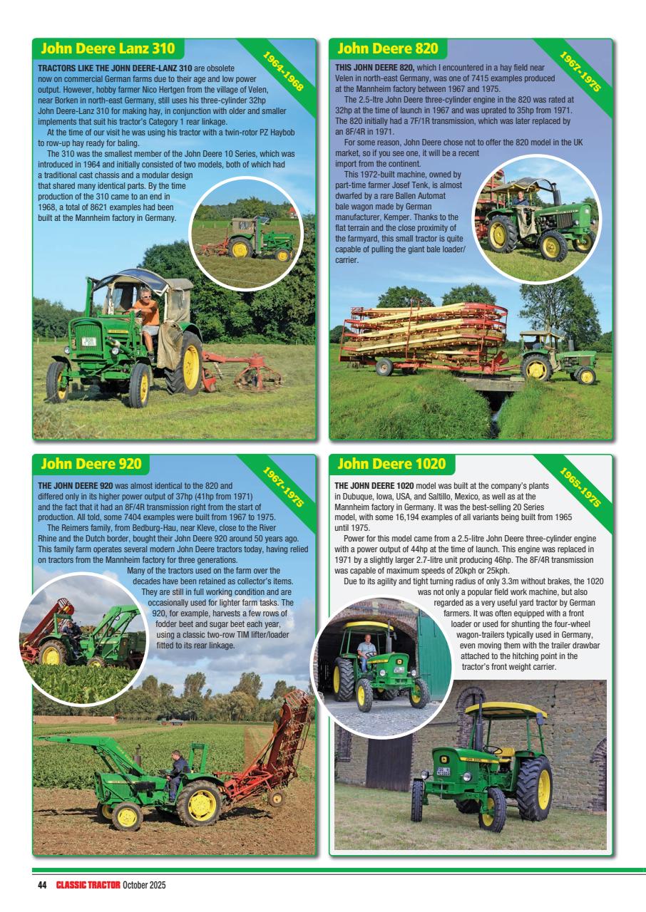 Classic Tractor Preview Pages