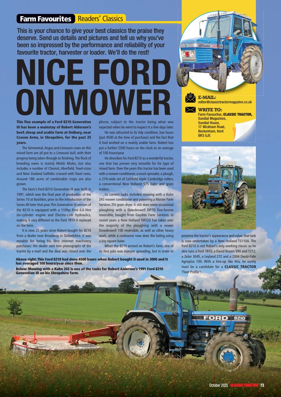 Classic Tractor Preview Pages
