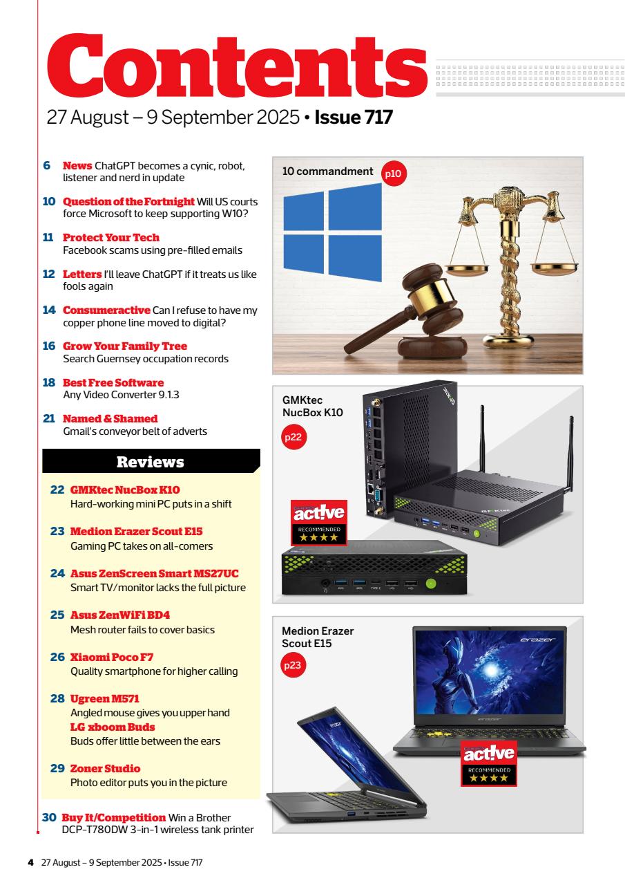 Computer Active Preview Pages