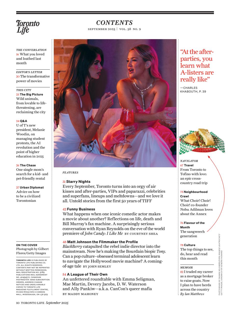 Toronto Life Preview Pages