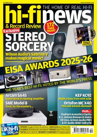 Hi-Fi News issue October 2025