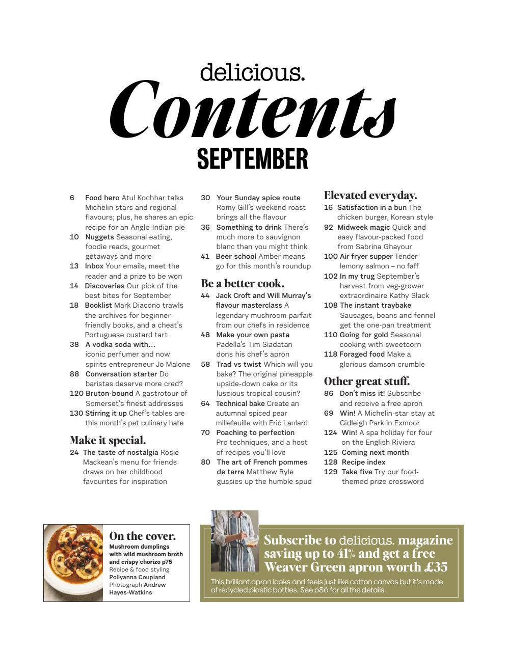 delicious. Magazine Preview Pages