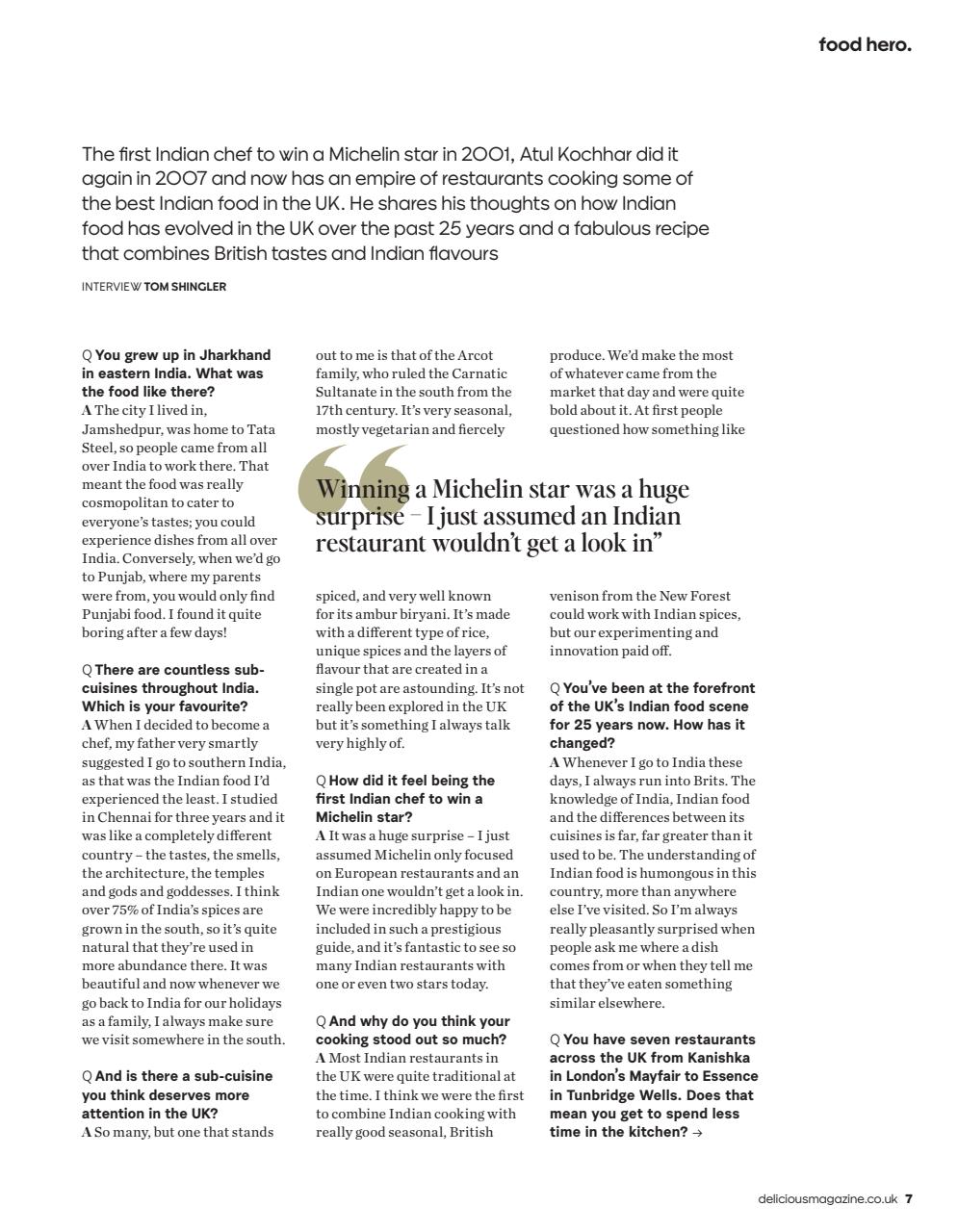 delicious. Magazine Preview Pages