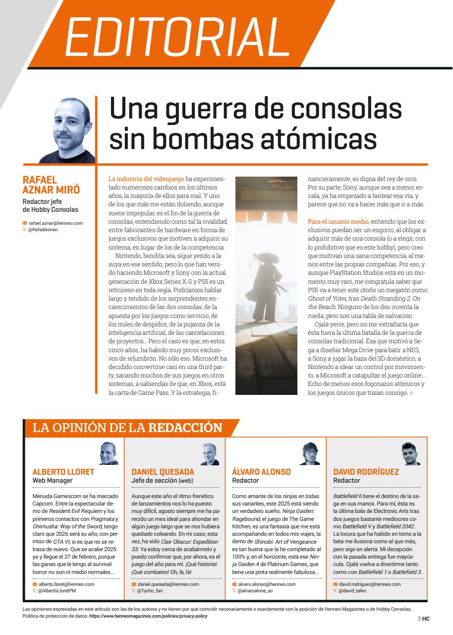 Hobby Consolas Preview Pages