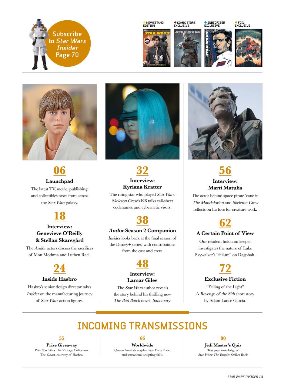 Star Wars Insider Preview Pages