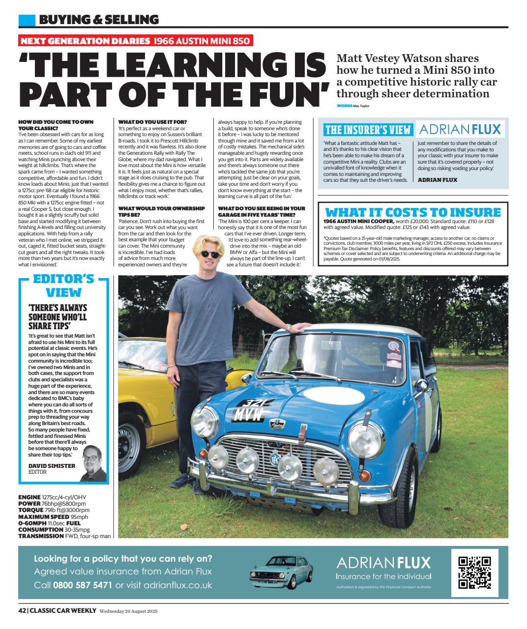 Classic Car Weekly Preview Pages