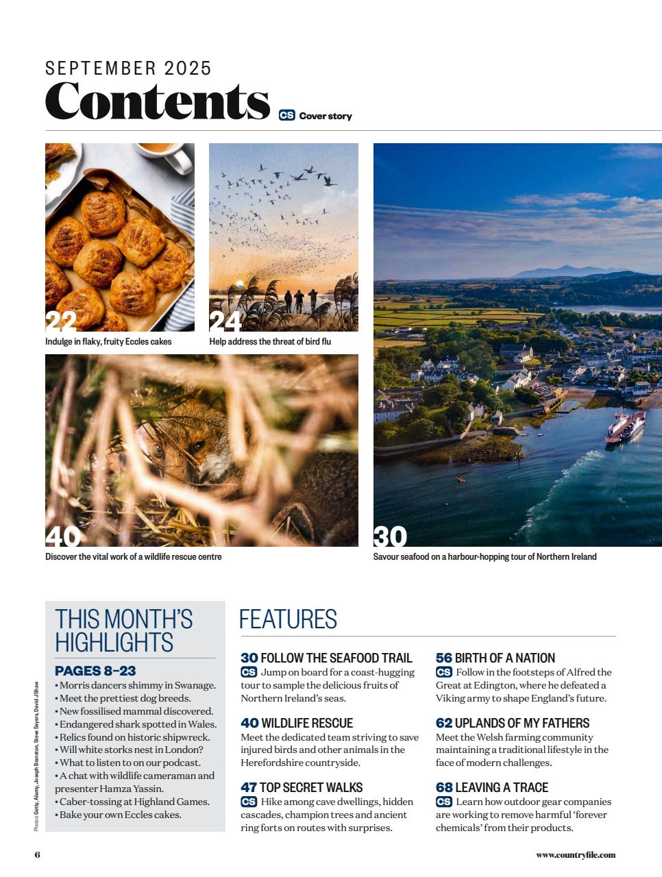 BBC Countryfile Magazine Preview Pages