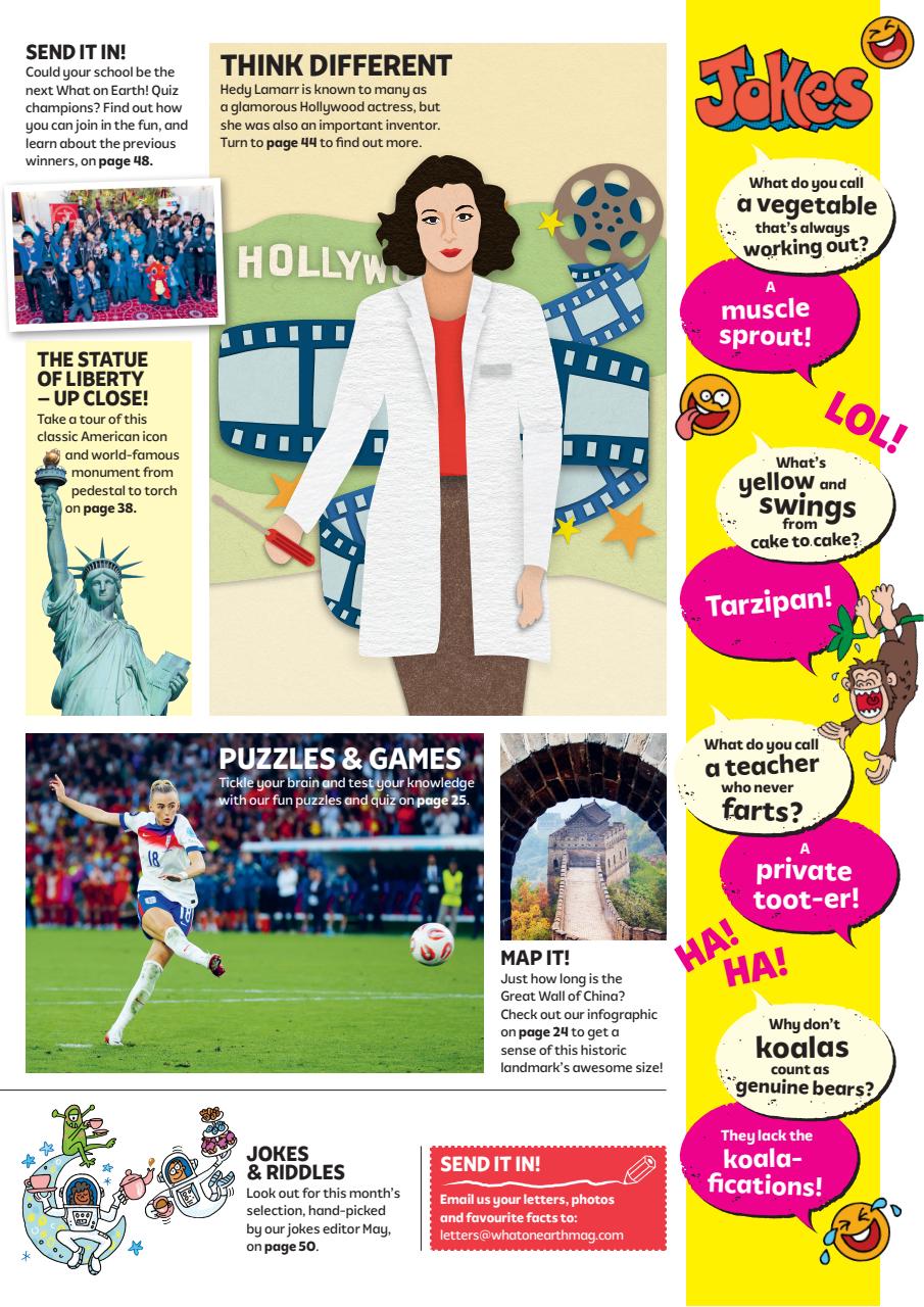 What on Earth! Magazine Preview Pages